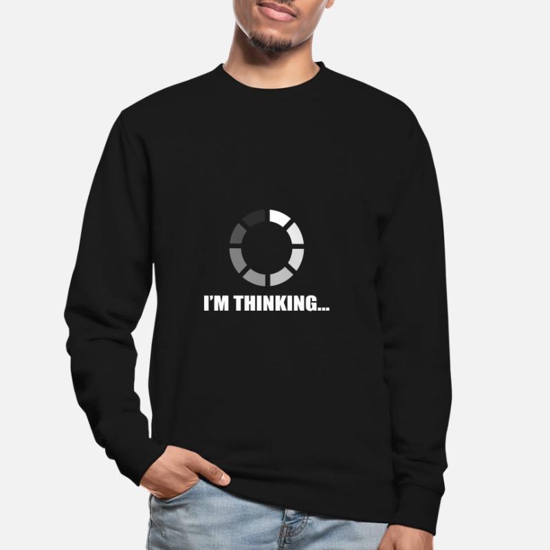 ich denke Intelligent oder intelligent Gift Unisex Pullover