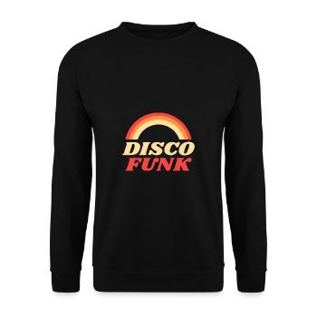 Disco Funk. Artiste Venin - Sweat-shirt Unisexe - noir - Devant - Alina (178cm) & Michal (187cm)
