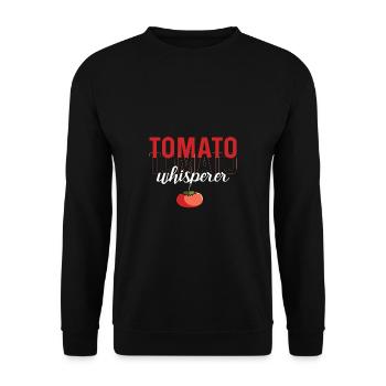 Poison horticole Tomato Whisperer - Sweat-shirt Unisexe - noir - Devant - Alina (178cm) & Michal (187cm)