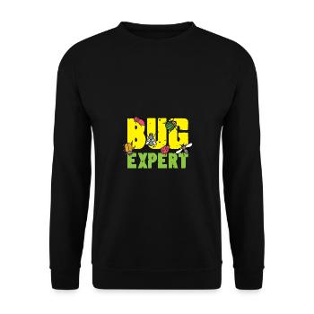 Bug expert. Entomologist Poison - Unisex Sweatshirt - black - Front - Alina (178cm) & Michal (187cm)