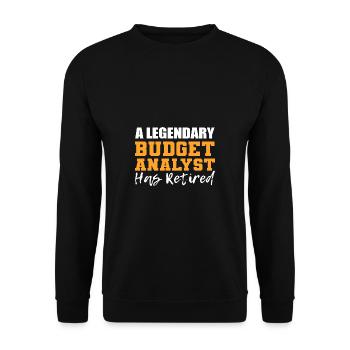 A retiré le don de retraité - Sweat-shirt Unisexe - noir - Devant - Alina (178cm) & Michal (187cm)