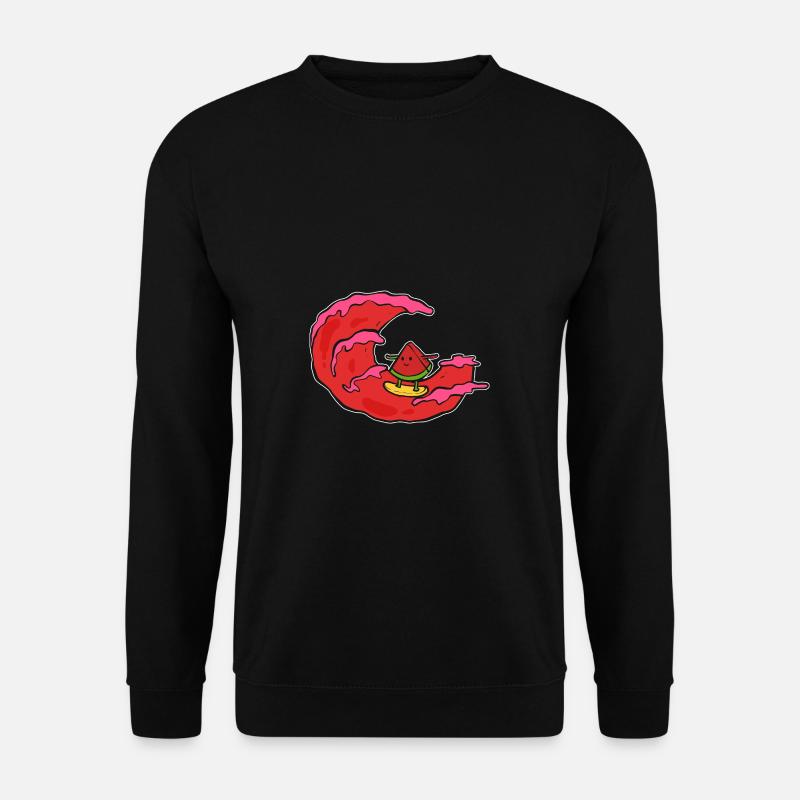 Watermelon Waves Surfer Poison - Unisex Sweatshirt - black