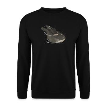 Guitare - Guitare - Sweat-shirt Unisexe - noir - Devant - Alina (178cm) & Michal (187cm)