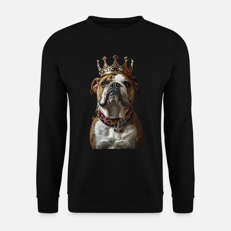 Bulldogge - Unisex Pullover - Schwarz
