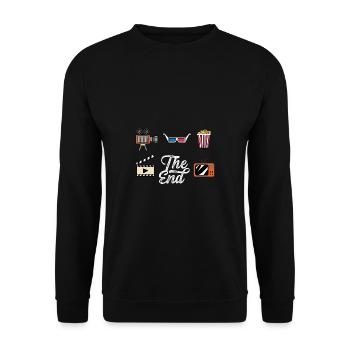 Cinema vintage. Film Review Poison - Unisex Sweatshirt - black - Front - Alina (178cm) & Michal (187cm)