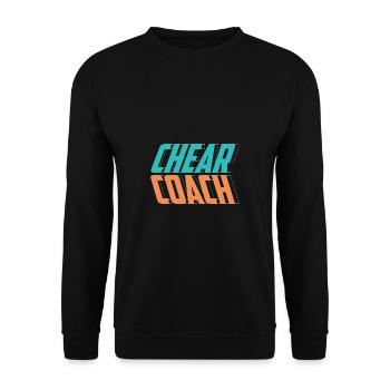 Cadeau d’entraîneur d’encouragement chorégraphe - Sweat-shirt Unisexe - noir - Devant - Alina (178cm) & Michal (187cm)