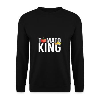 Tomato King Plant Men Poison - Sweat-shirt Unisexe - noir - Devant - Alina (178cm) & Michal (187cm)