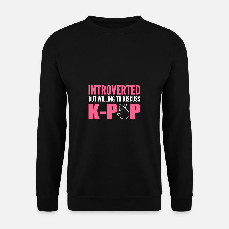 Ready to Discuss Introvert gift - Unisex Sweatshirt - black