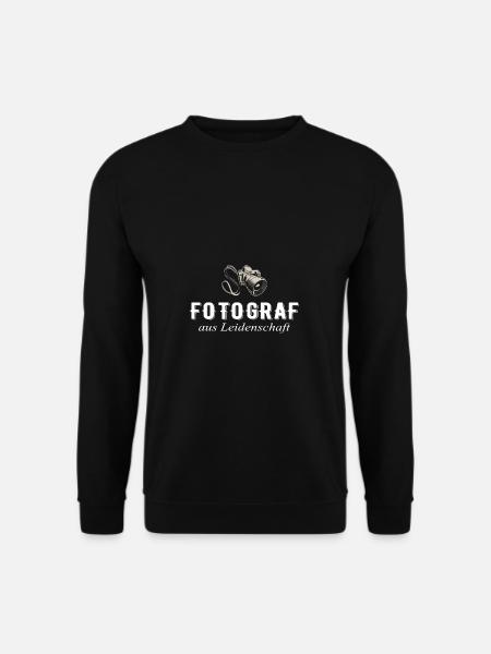 Fotograf aus Leidenschaft Fotografieren Fotograph - Unisex Pullover - Schwarz