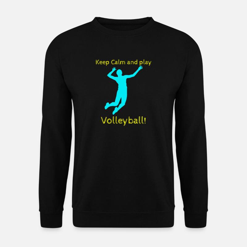 Volleyball - Unisex Pullover - Schwarz