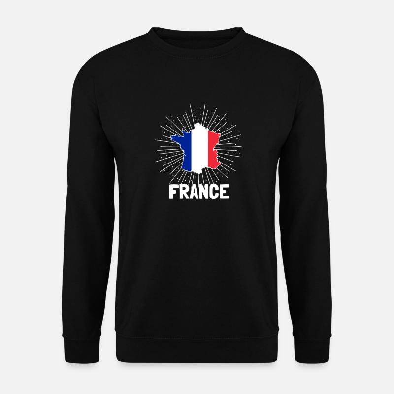 Frankreich - Unisex Pullover - Schwarz