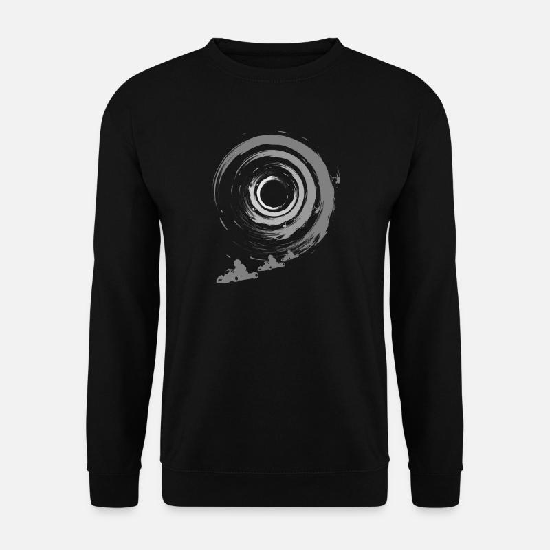 Go kart fahrer - Unisex Pullover - Schwarz