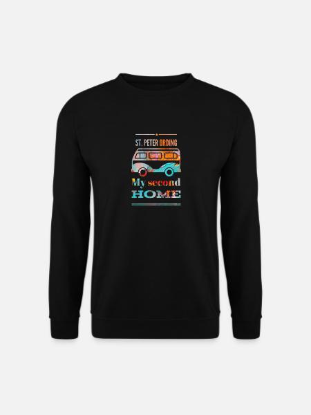 Nordsee St. Peter Ording Urlaub Strand Deutschland - Unisex Pullover - Schwarz