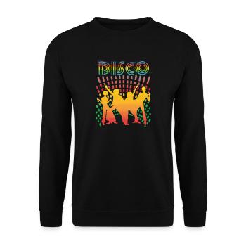 Disco Time - Sweat-shirt Unisexe - noir - Devant - Alina (178cm) & Michal (187cm)