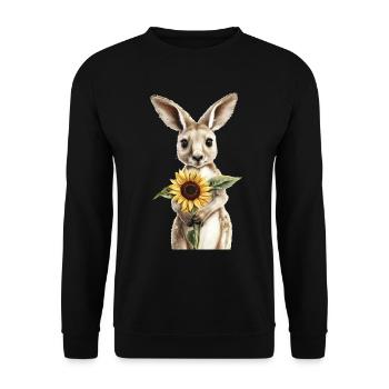 Pinguin - Unisex Pullover - Schwarz - Vorne - Alina (178cm) & Michal (187cm)