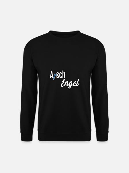 Arsch Engel. Motivation Spruch | Erfolg Sprüche - Unisex Pullover - Schwarz