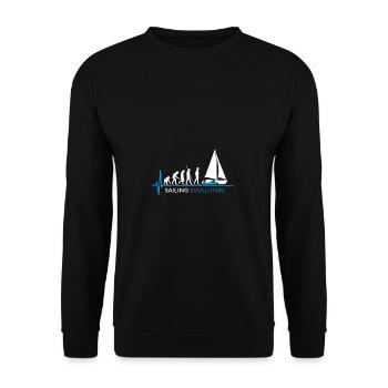 Voile Evolution Voilier Voile - Sweat-shirt Unisexe - noir - Devant - Alina (178cm) & Michal (187cm)