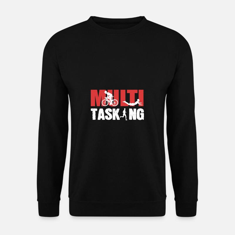 Multitasking Radfahrer Gift - Unisex Pullover - Schwarz