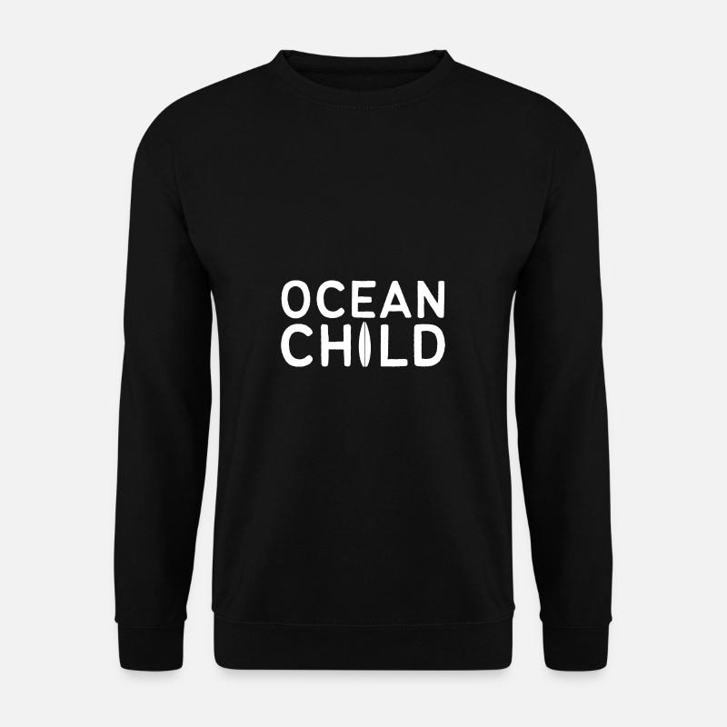 Ocean Child Kite-Surfer Gift - Unisex Pullover - Schwarz