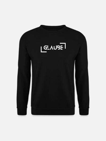 Glaube - Unisex Pullover - Schwarz