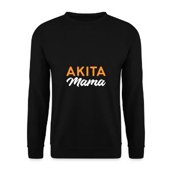 Akita Mama Dog Maman Cadeau - Sweat-shirt Unisexe - noir - Devant - Alina (178cm) & Michal (187cm)