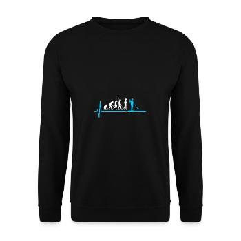 Stand Up Paddle Evolution - SUP Heartbeat - Unisex Sweatshirt - black - Front - Alina (178cm) & Michal (187cm)