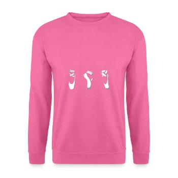 Ballettschuhe Vortänzer Gift - Unisex Pullover - Pink - Vorne