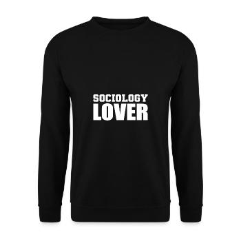 Sociology Lover Professor Gift - Unisex Sweatshirt - black - Front - Alina (178cm) & Michal (187cm)