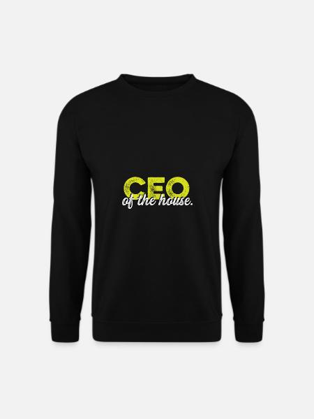 CEO des Hauses. Geschäftsmann Gift - Unisex Pullover - Schwarz