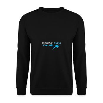 Plongée plongeur - Sweat-shirt Unisexe - noir - Devant - Alina (178cm) & Michal (187cm)