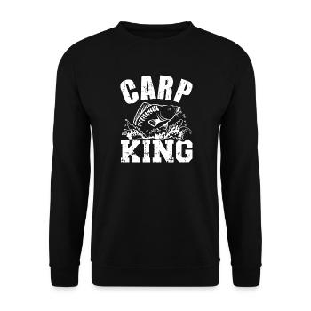 carp - Unisex Sweatshirt - black - Front - Alina (178cm) & Michal (187cm)