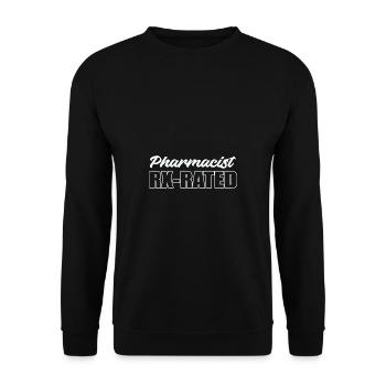 Pharmacist RX reviews Joker Gift - Unisex Sweatshirt - black - Front - Alina (178cm) & Michal (187cm)