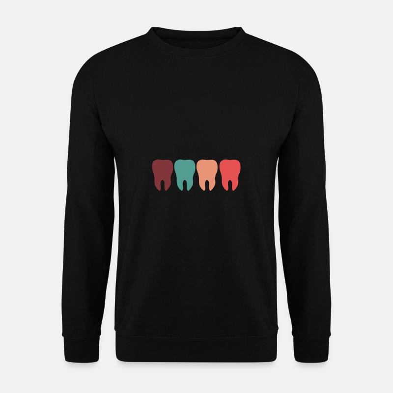 Zähne - Unisex Pullover - Schwarz