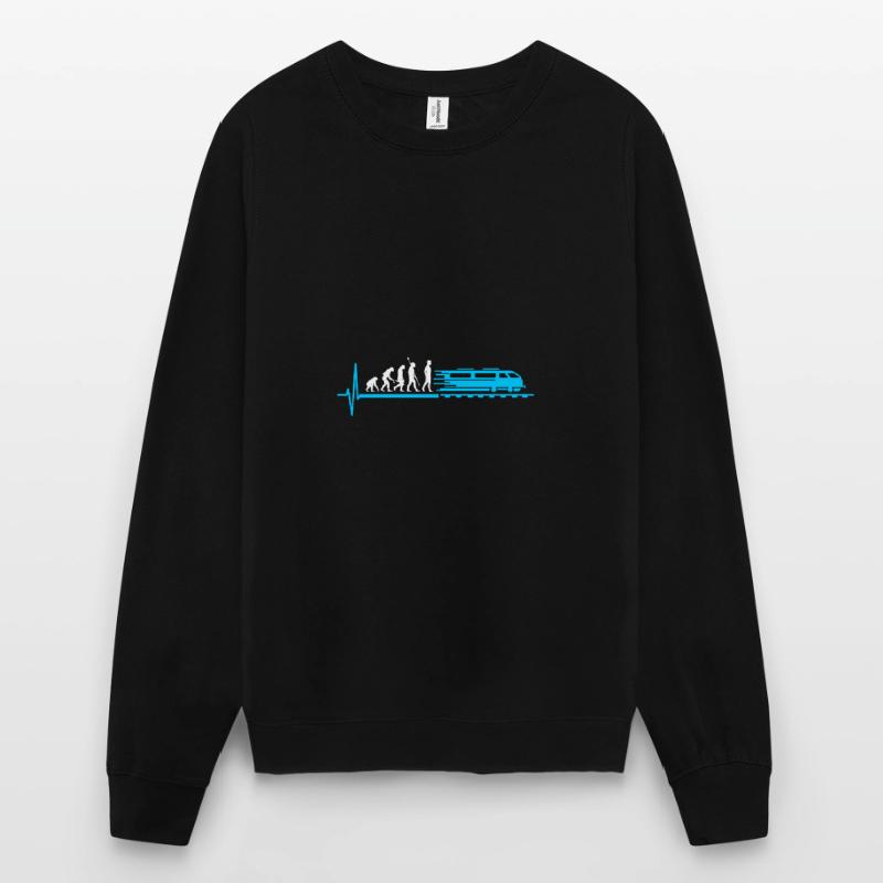 Chemin de fer évolution Sweat-shirt Unisexe