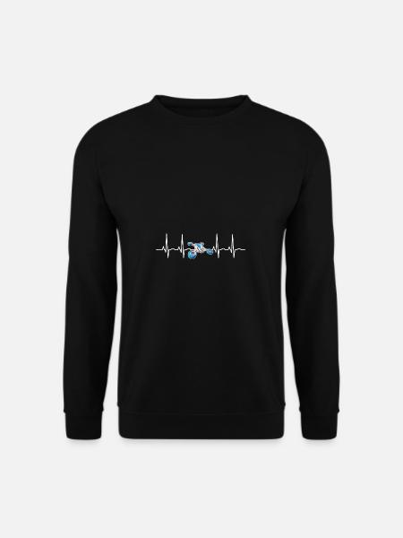 Heartbeat Drone Drones - Unisex Sweatshirt - black