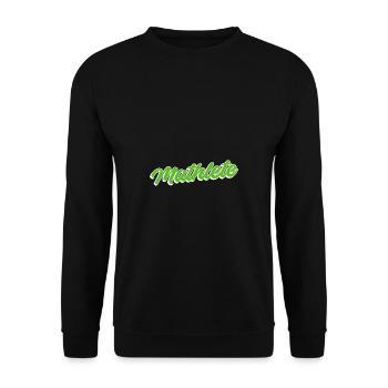 Mathled Student Scientist Gift - Unisex Sweatshirt - black - Front - Alina (178cm) & Michal (187cm)
