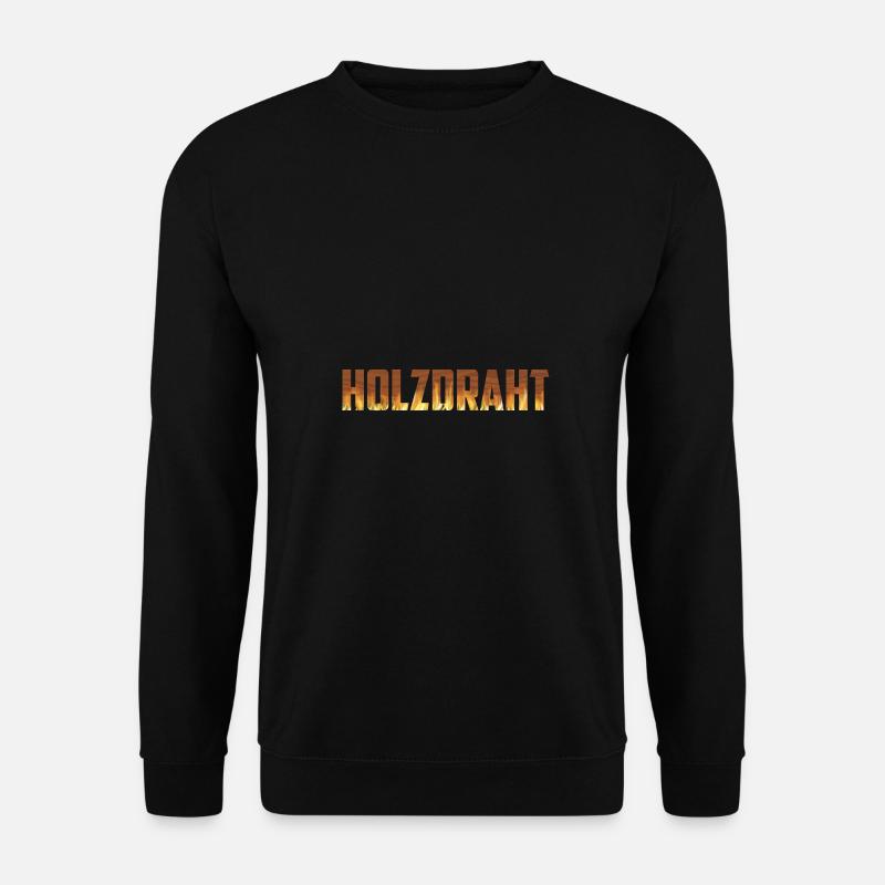 HOLZDRAHT - Unisex Pullover - Schwarz