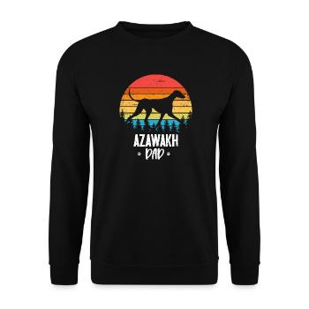 Azawakh - Sweat-shirt Unisexe - noir - Devant - Alina (178cm) & Michal (187cm)