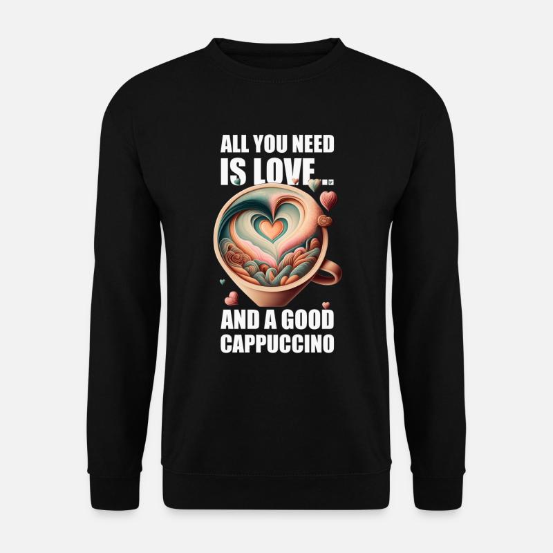 Good Cappuccino - Unisex Sweatshirt - black