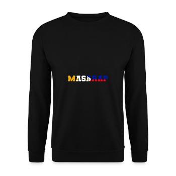 Masarap. Lebensmittelkritiker Gift - Unisex Pullover - Schwarz - Vorne - Alina (178cm) & Michal (187cm)