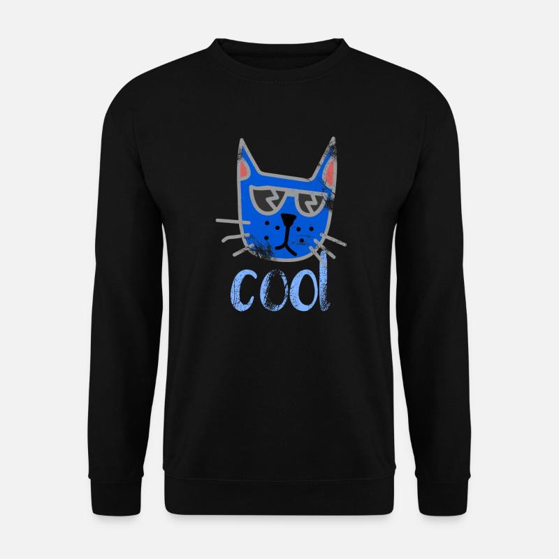 Katze - Unisex Pullover - Schwarz