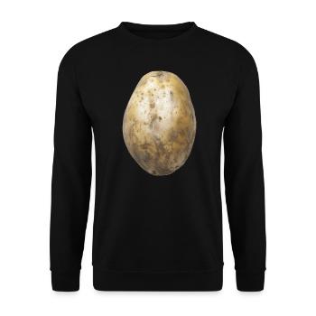 Potato - Unisex Sweatshirt - black - Front - Alina (178cm) & Michal (187cm)
