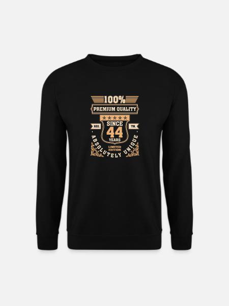 44th fødselsdag 1976 gave nuværende idé retro - Unisex sweater - sort