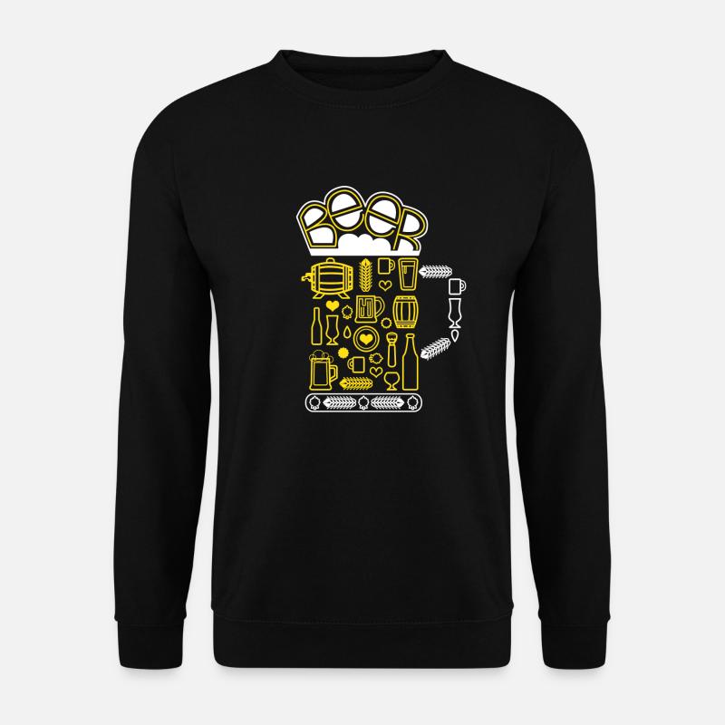 Bier Bier Craft Bier - Unisex Pullover - Schwarz