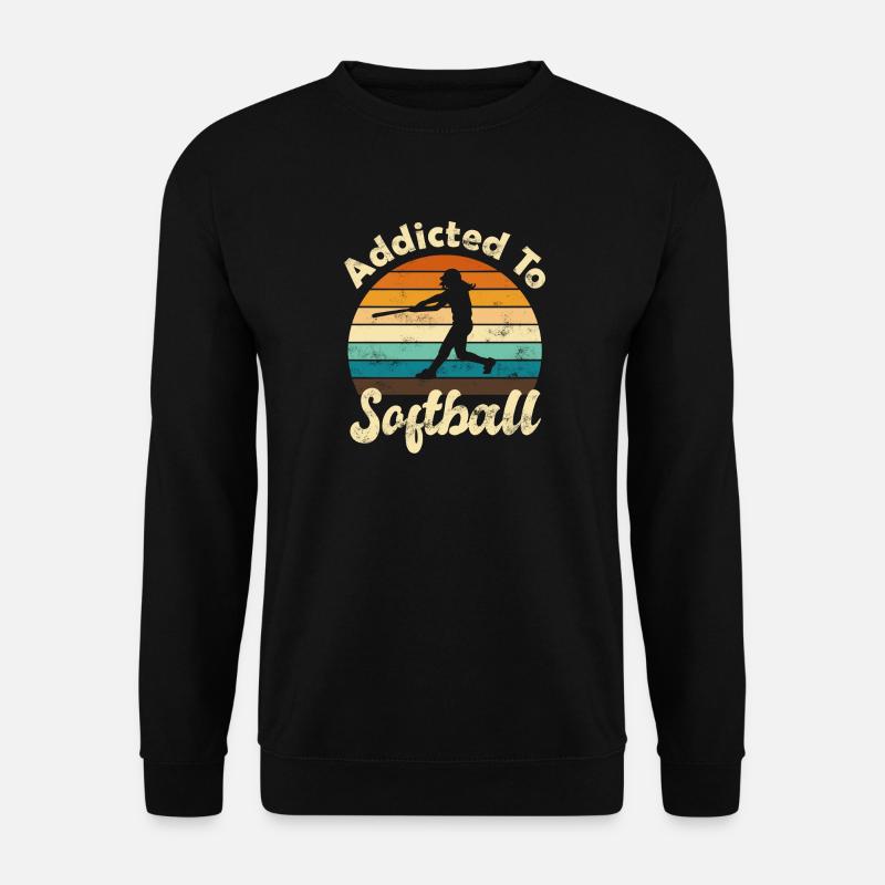 Softball - Unisex Sweatshirt - black
