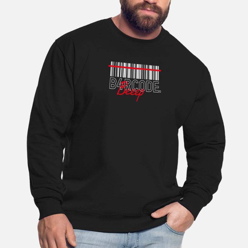 B4RCODE. Bip Sweat-shirt Unisexe