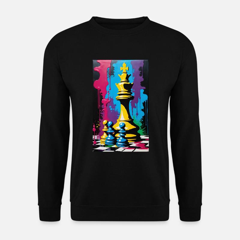 Échecs | Pièce d’échecs | Joueur d’échecs - Sweat-shirt Unisexe - noir