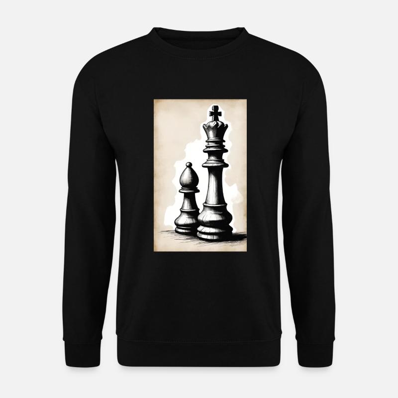 Échecs | Pièce d’échecs | Joueur d’échecs - Sweat-shirt Unisexe - noir