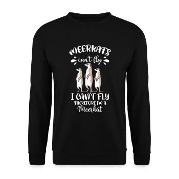Zoo Nature Rock - Sweat-shirt Unisexe - noir - Devant - Alina (178cm) & Michal (187cm)