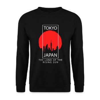 Tokyo Kanto Kyoto japonais - Sweat-shirt Unisexe - noir - Devant - Alina (178cm) & Michal (187cm)